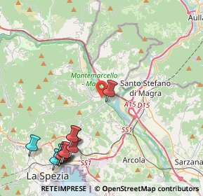 Mappa Via Provinciale Piana, 19020 Vezzano Ligure SP, Italia (5.46273)