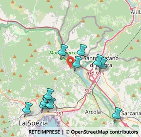 Mappa Via Provinciale Piana, 19020 Vezzano Ligure SP, Italia (4.27273)