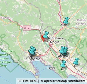 Mappa Via Provinciale Piana, 19020 Vezzano Ligure SP, Italia (8.35917)