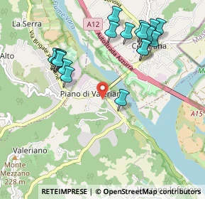 Mappa Via Provinciale Piana, 19020 Vezzano Ligure SP, Italia (1.122)