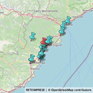Mappa Via Francesco Crispi, 17027 Pietra Ligure SV, Italia (10.20211)