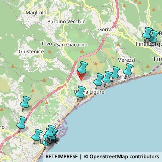 Mappa Via Francesco Crispi, 17027 Pietra Ligure SV, Italia (3.171)