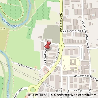 Mappa Via Enzo Ferrari, 240, 47522 Cesena, Forlì-Cesena (Emilia Romagna)