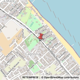 Mappa Via delle Paranze, 13, 47814 Bellaria-Igea Marina, Rimini (Emilia Romagna)