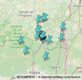 Mappa SS Porrettana, 40046 Porretta Terme BO, Italia (7.4695)