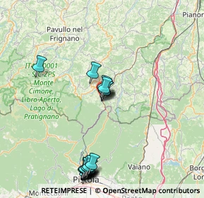 Mappa SS Porrettana, 40046 Porretta Terme BO, Italia (18.228)