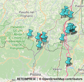 Mappa SS Porrettana, 40046 Porretta Terme BO, Italia (18.105)