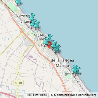 Mappa Via Sebenico, 47814 Bellaria-Igea Marina RN, Italia (1.93182)