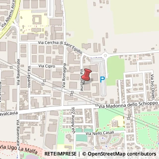 Mappa Via Polesine, 134, 47521 Cesena, Forlì-Cesena (Emilia Romagna)