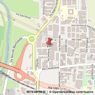 Mappa Via Venezia, 235, 47521 Cesena, Forlì-Cesena (Emilia Romagna)