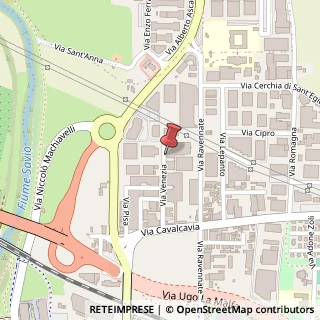 Mappa Via Venezia, 260, 47521 Cesena, Forlì-Cesena (Emilia Romagna)