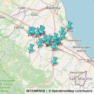 Mappa Via Colombarone, 47032 Bertinoro FC, Italia (9.61263)