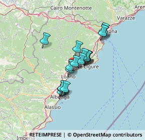 Mappa Via Piave, 17027 Pietra Ligure SV, Italia (9.38421)