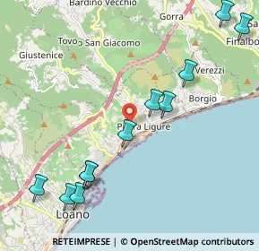 Mappa Via Piave, 17027 Pietra Ligure SV, Italia (2.51727)