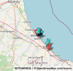 Mappa Via Ettore Cimarosa, 47814 Bellaria-Igea Marina RN, Italia (5.72385)