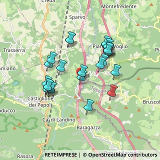 Mappa Località Badia Nuova, 40035 Castiglione dei Pepoli BO, Italia (1.73333)
