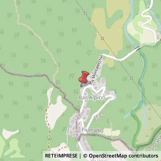 Mappa Via Bar Alpino, 16, 41022 Fiumalbo, Modena (Emilia Romagna)