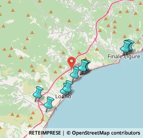 Mappa Via Ranzi, 17027 Pietra Ligure SV, Italia (3.74091)