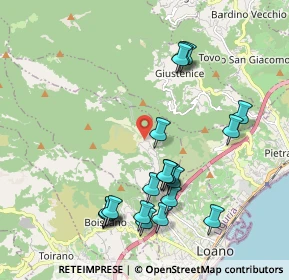 Mappa Borgata Borgarino, 17025 Loano SV, Italia (2.1515)