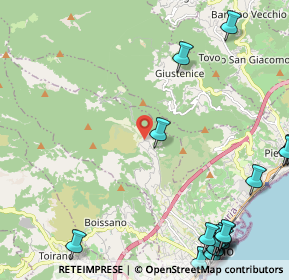 Mappa Borgata Borgarino, 17025 Loano SV, Italia (3.532)