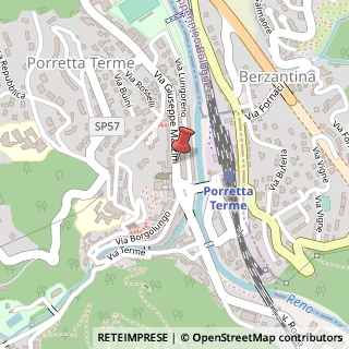 Mappa Via Mazzini, 24, 40046 Porretta Terme, Bologna (Emilia Romagna)