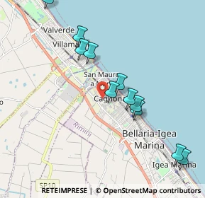 Mappa Via Alessandria, 47814 Bellaria-Igea Marina RN, Italia (2.01545)