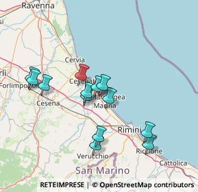 Mappa Via Alessandria, 47814 Bellaria-Igea Marina RN, Italia (13.07615)
