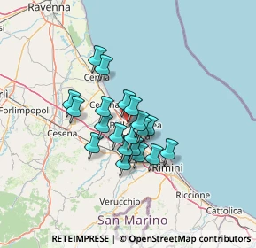 Mappa Via Alessandria, 47814 Bellaria-Igea Marina RN, Italia (9.4585)