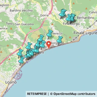 Mappa Lungomare Falcone, 17027 Pietra Ligure SV, Italia (2.0545)