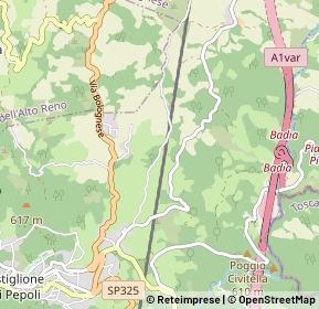 Mappa 40035 Castiglione dei Pepoli BO, Italia (1.096)
