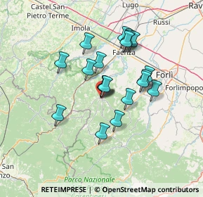 Mappa Piazza Pretorio, 47015 Modigliana FC, Italia (11.5665)