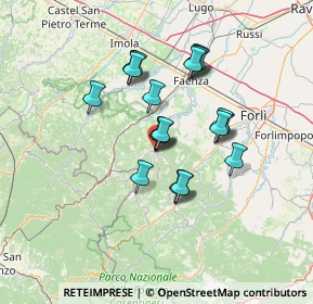 Mappa Piazza Pretorio, 47015 Modigliana FC, Italia (11.368)