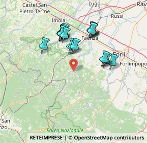Mappa Piazza Pretorio, 47015 Modigliana FC, Italia (13.51)