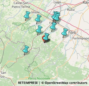 Mappa Piazza Pretorio, 47015 Modigliana FC, Italia (11.45538)