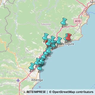 Mappa Via B. Cassanello, 17027 Pietra Ligure SV, Italia (5.50944)