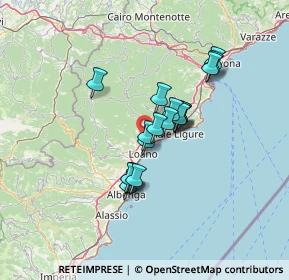 Mappa Via B. Cassanello, 17027 Pietra Ligure SV, Italia (9.82579)