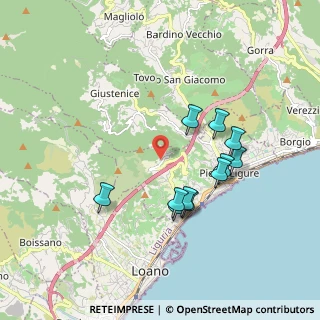 Mappa Via B. Cassanello, 17027 Pietra Ligure SV, Italia (1.73091)