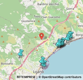 Mappa Via B. Cassanello, 17027 Pietra Ligure SV, Italia (2.22417)
