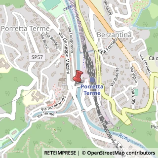 Mappa Via dei Caduti, 20, 40046 Porretta Terme, Bologna (Emilia Romagna)