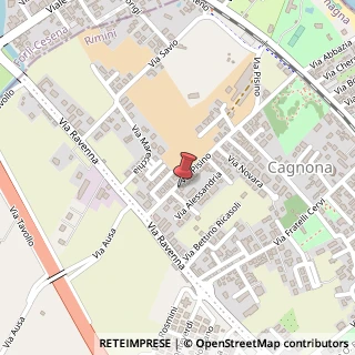 Mappa Via Pisino, 55, 47814 Bellaria-Igea Marina, Rimini (Emilia Romagna)