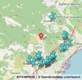 Mappa Borgata Chiesa, 17025 Loano SV, Italia (2.4385)