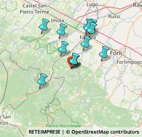 Mappa Via A. Oriani, 47015 Modigliana FC, Italia (11.35385)