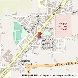 Mappa Via Sant'Ag?, 23, 47521 Cesena, Forlì-Cesena (Emilia Romagna)