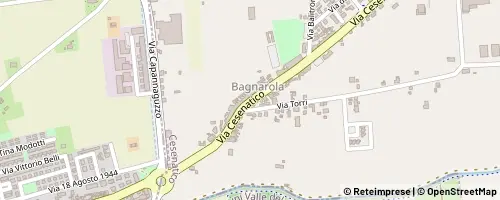 Mappa Cesenatico