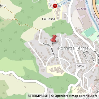 Mappa Via della Repubblica, 26, 40046 Porretta Terme, Bologna (Emilia Romagna)