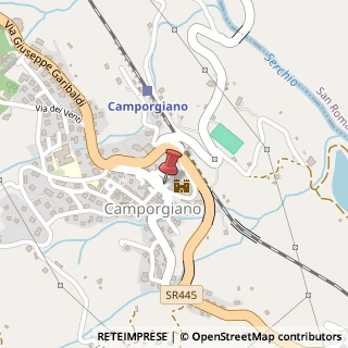 Mappa Piazza San Giacomo, 3B, 55031 Camporgiano, Lucca (Toscana)