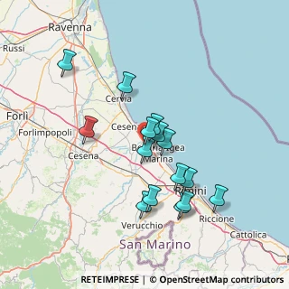Mappa Piazza Colombo 3 c, 47039 Savignano sul Rubicone FC, Italia (13.02333)