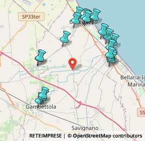 Mappa Piazza Angelina Pirini, 47042 Cesenatico FC, Italia (4.55737)