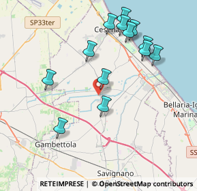 Mappa Piazza Angelina Pirini, 47042 Cesenatico FC, Italia (4.11077)