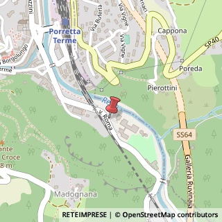 Mappa Piazzale Martiri delle Foibe 40046, 40046 Alto Reno Terme BO, Italia, 40046 Alto Reno Terme, Bologna (Emilia Romagna)